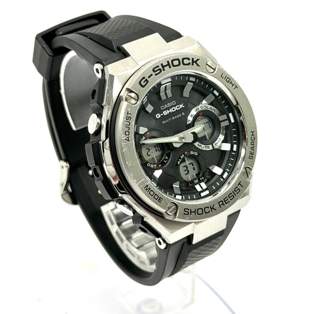 美品 G-SHOCK GST-W110 G-STEEL 電波ソーラー