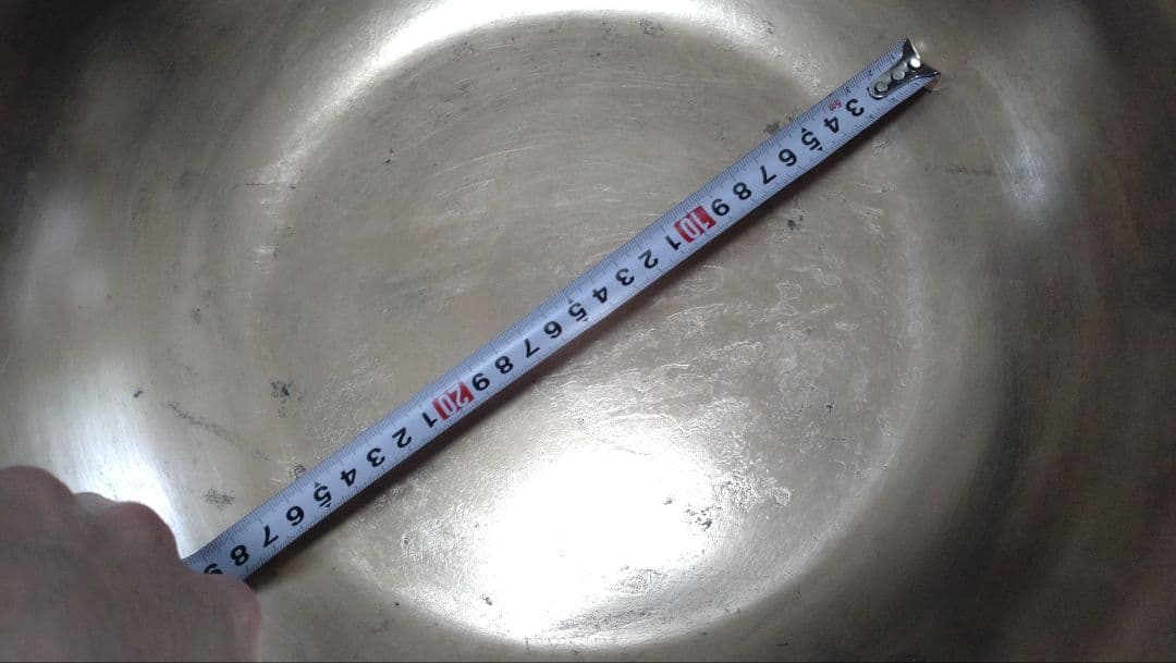 砲金製　天ぷら鍋　39cm　銅鍋