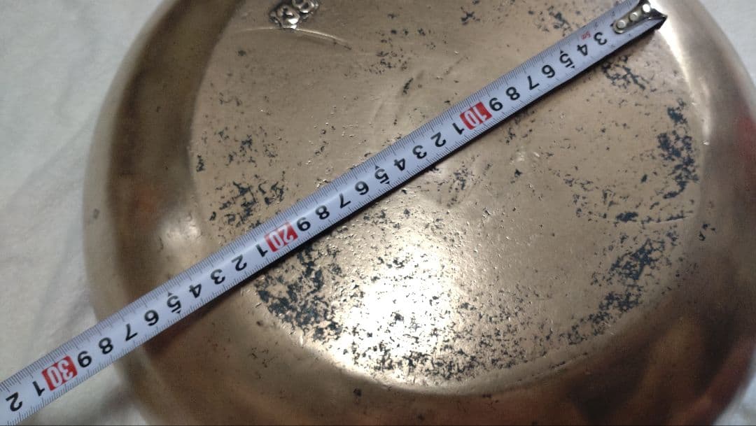 砲金製　天ぷら鍋　39cm　銅鍋