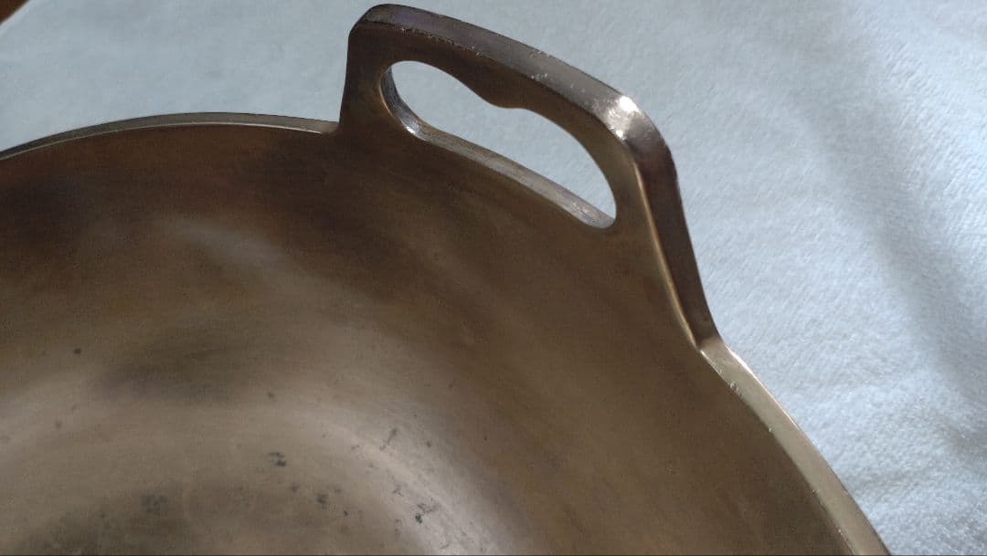 砲金製　天ぷら鍋　39cm　銅鍋