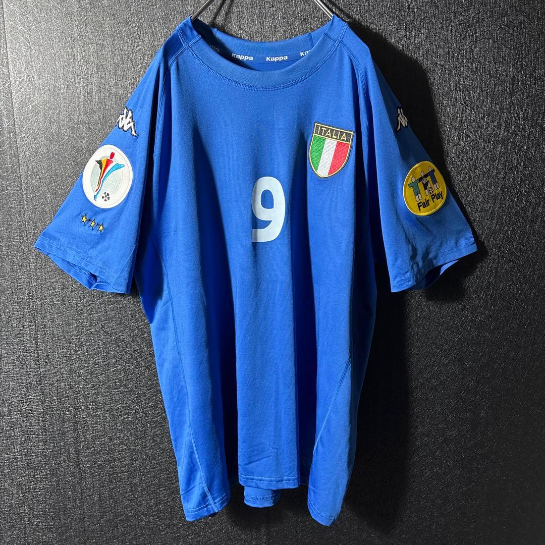【★F・インザーギ】 カッパ イタリア代表 サッカー ユニフォーム XL 9番