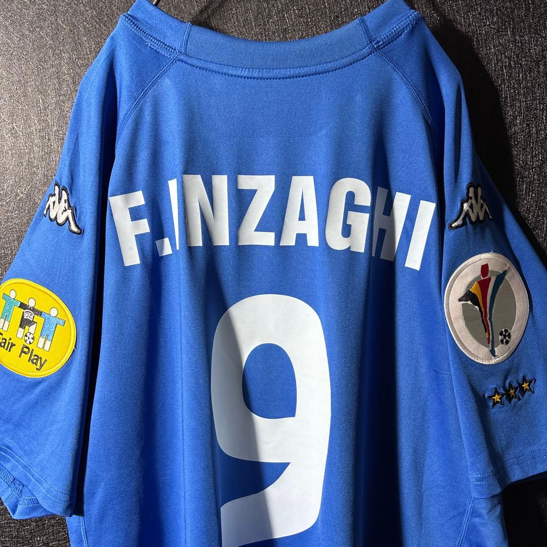 【★F・インザーギ】 カッパ イタリア代表 サッカー ユニフォーム XL 9番