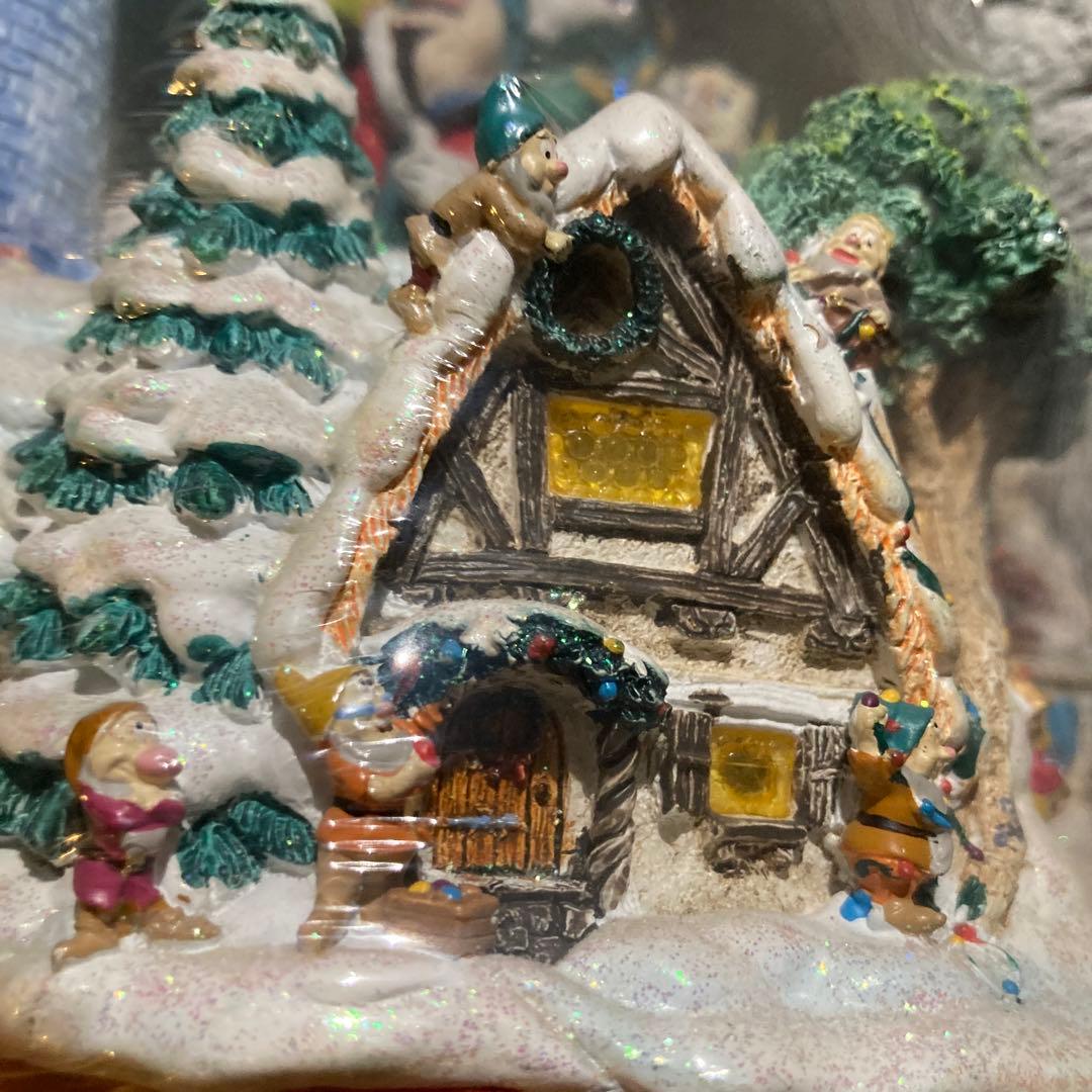 ディズニー　スノーグローブ　スノードーム　オルゴール