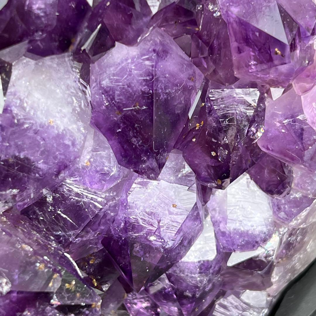 ✳️✨特大の美紫ハイパワー✨レインボー入 アメジストクラスター 天然石