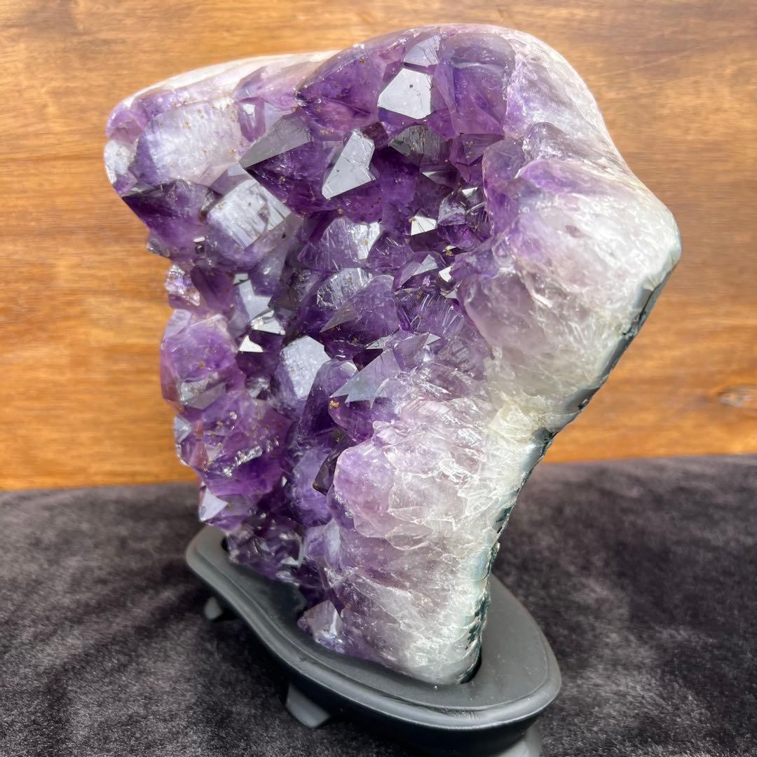 ✳️✨特大の美紫ハイパワー✨レインボー入 アメジストクラスター 天然石