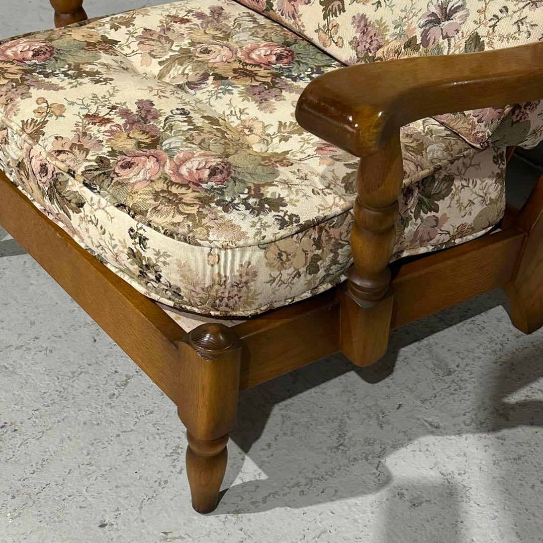 ✦80s✦ コスガ家具 KOSUGA 1Pソファ アームチェア｜昭和 ゴブラン織