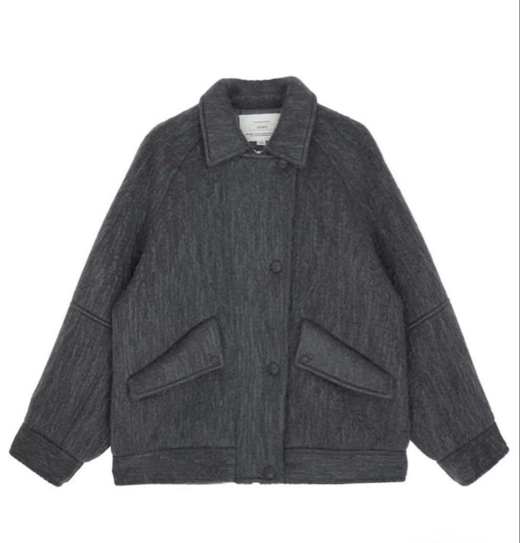 AMERI UND MOHAIR SHAGGY FLIGHT JACKET新品