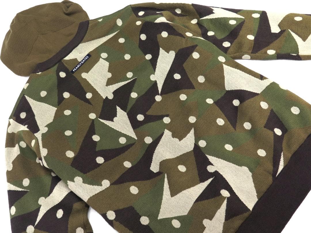 【専用】パーリーゲイツ●インナーニット付き　カシミヤタッチ　ニットプルオーバーM