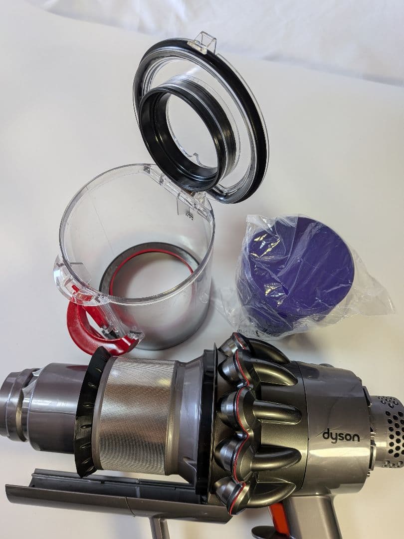 ie898　51分　ダイソン　コードレス　SV12　稼働品　分解洗浄済　動作保証