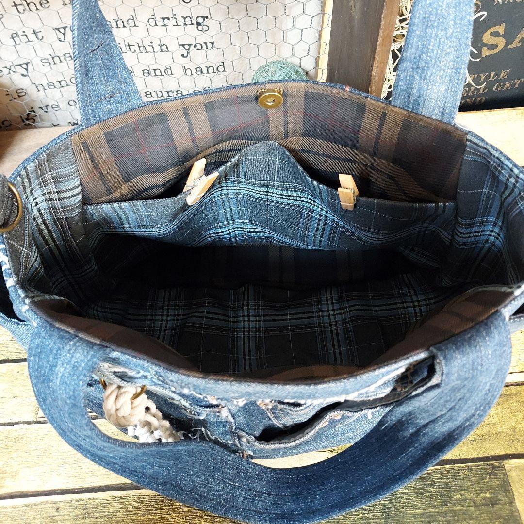 【kamekichi1113】刺繍バック　No.647　ショルダーベルト