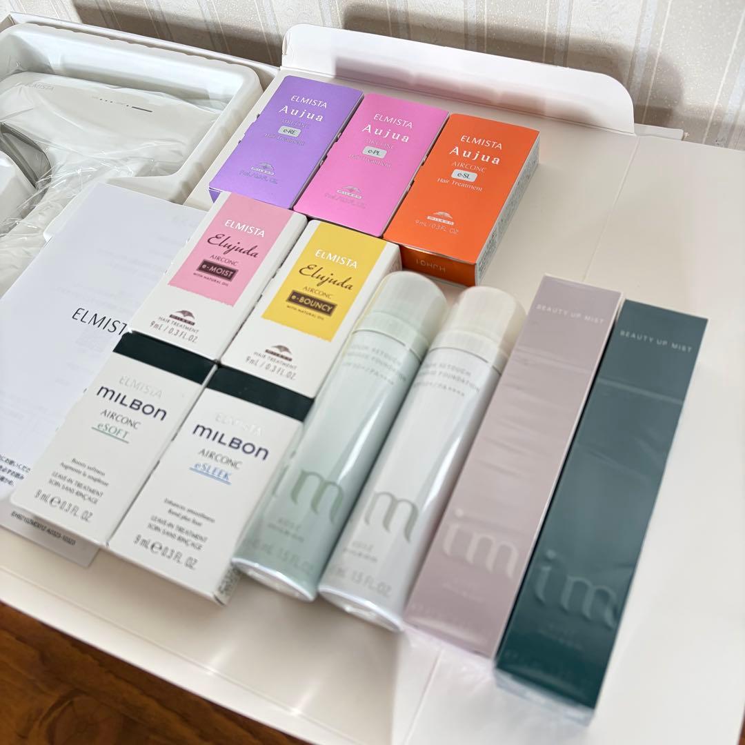 ミルボンセットドライヤー＆エアコンク＆ムースファンデーション＆メイクキープミスト