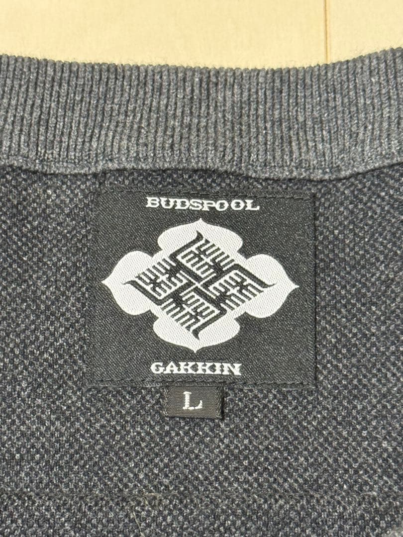 GAKKIN×BUDSPOOL 花罰家紋　sizeL 最終値下げ　早い者勝ち