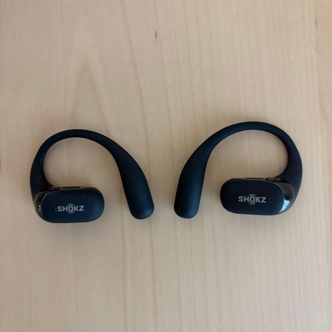 Shokz OpenFit 2 ブラック ワイヤレスイヤホン