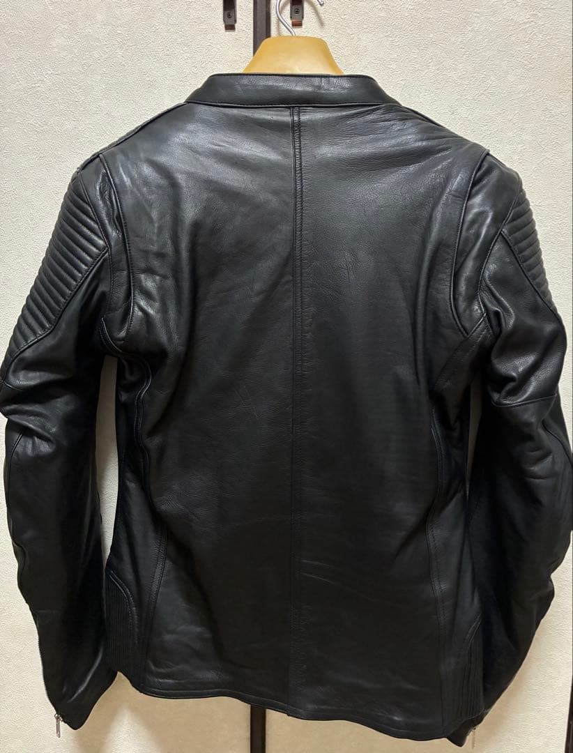 【新品】DEGNER バイク用ジャケット 本革 プロテクター入り レディースL