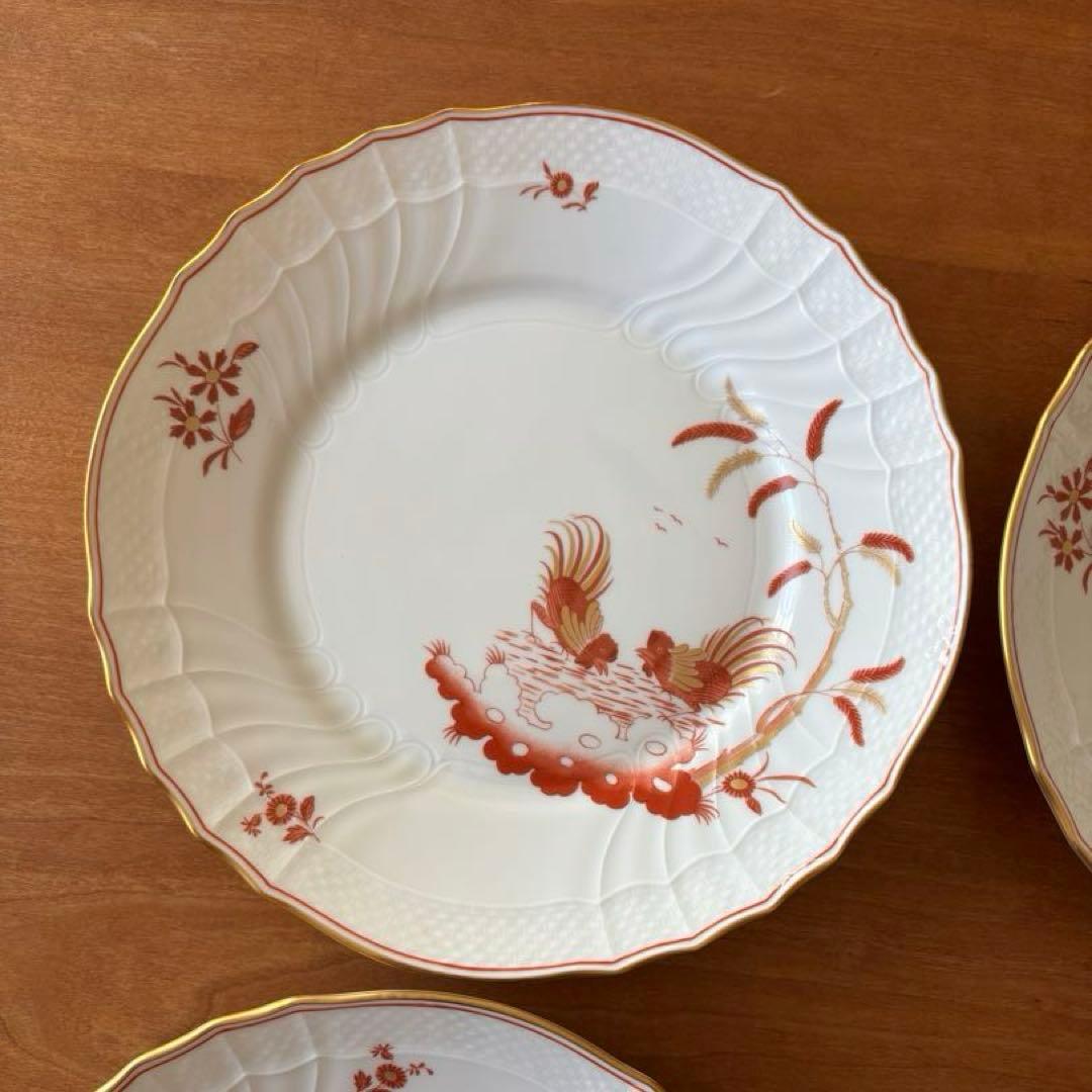 リチャードジノリ　コックドール　プレート4枚セット