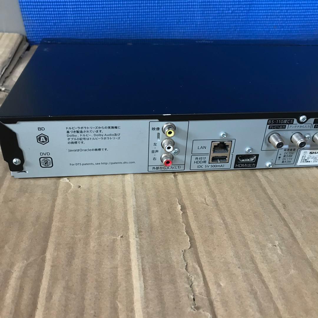 SHARP ブルーレイディスクレコーダー BD-W580 2015年製