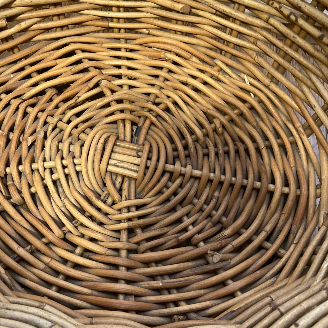 カゴ　特大　籐　2点