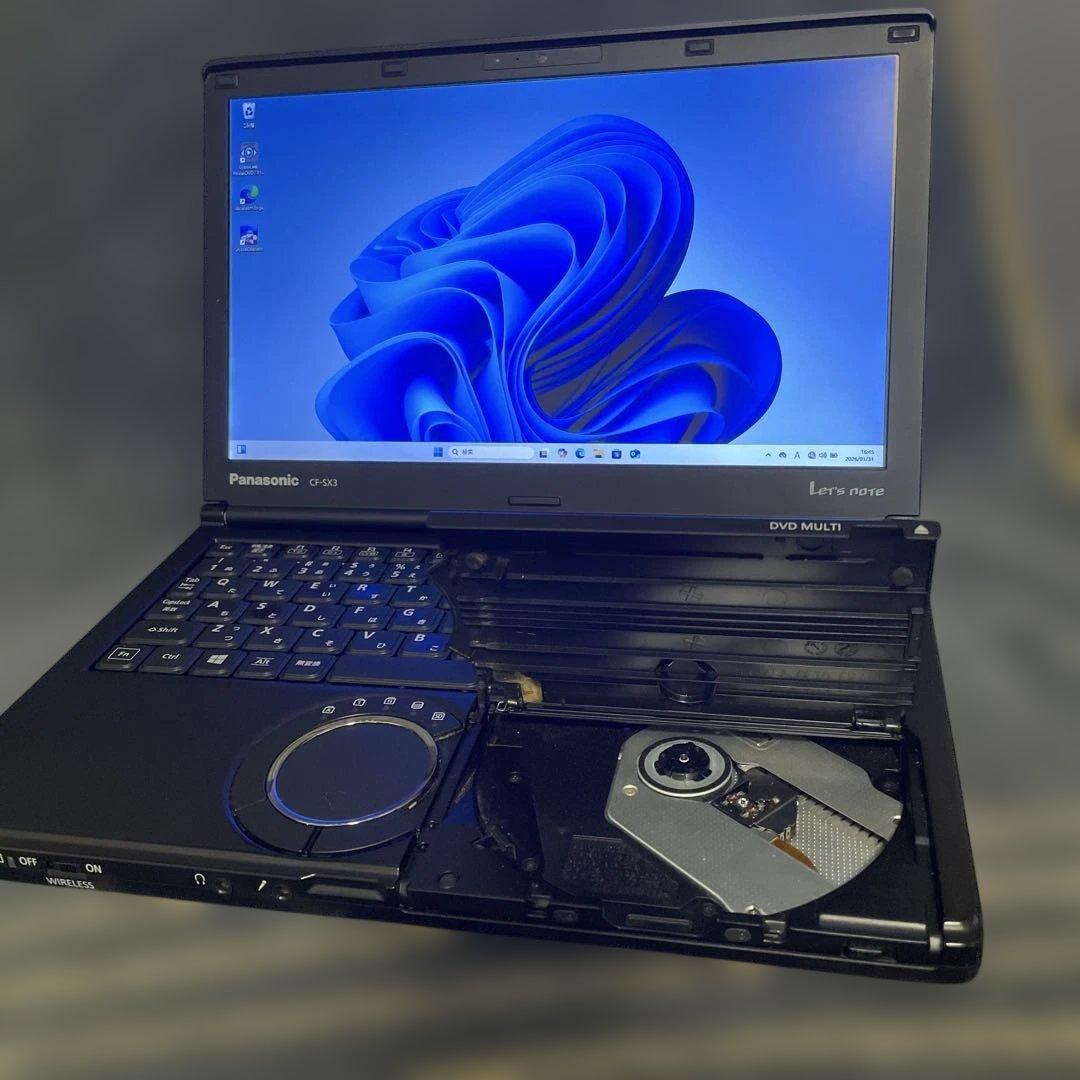 電源投入回数、使用時間少なめPanasonic CF-SX3￼
