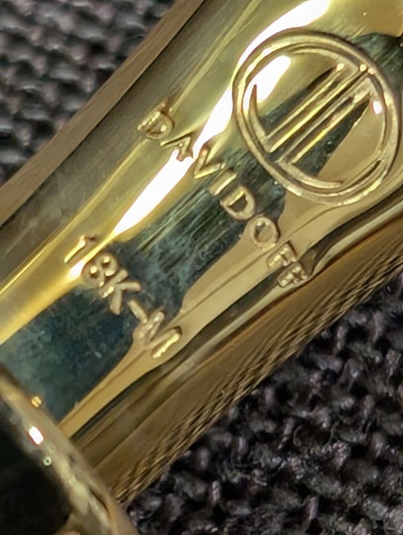 DAVIDOFF ダビドフ ヴェリィ ヅィーノ レジン 万年筆　ペン先18金