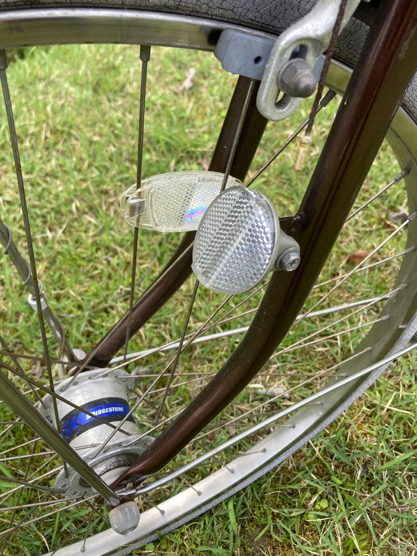 ブリヂストン　シティサイクル ブラウン 26インチ　自転車