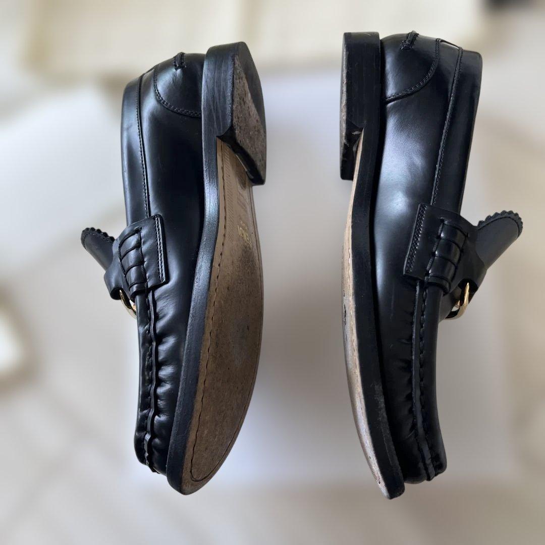 【レシート付】フェンディオーロック★ローファーゴールドサイズ35★22.5センチ