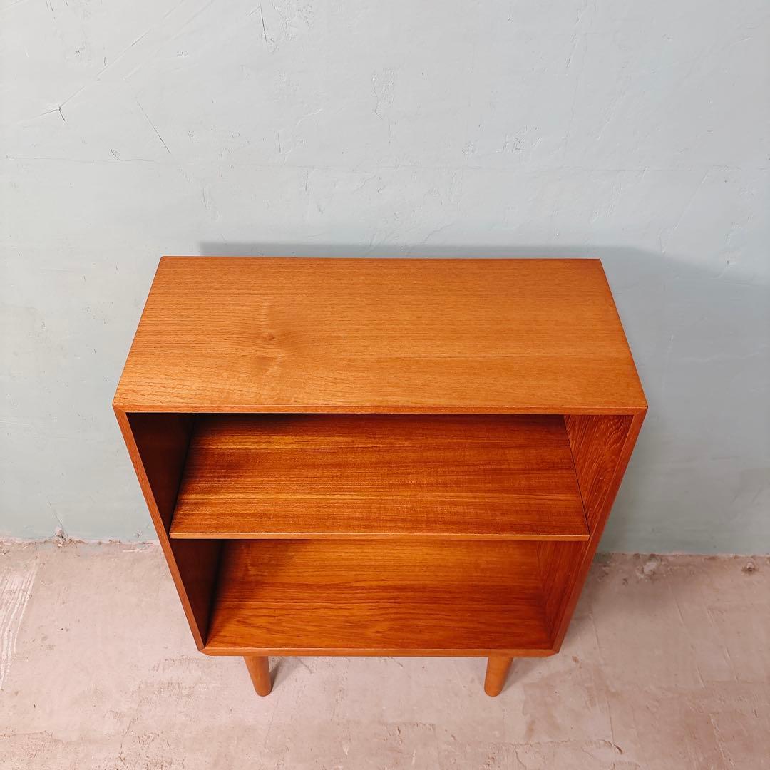 デンマーク　チーク材　ブックシェルフ　北欧家具　北欧ビンテージ