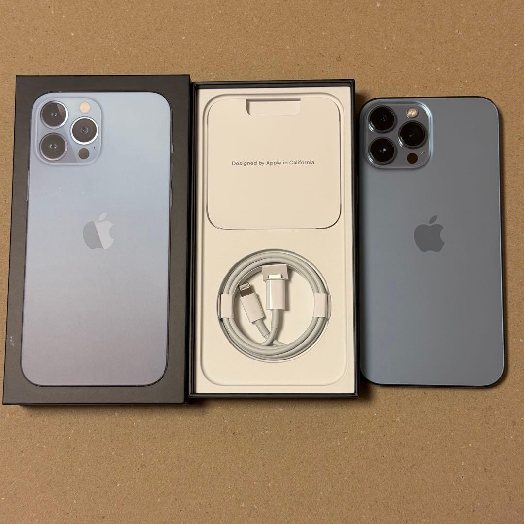 【美品】iPhone 13 Pro Maxシエラブルー 256GB SIMフリー