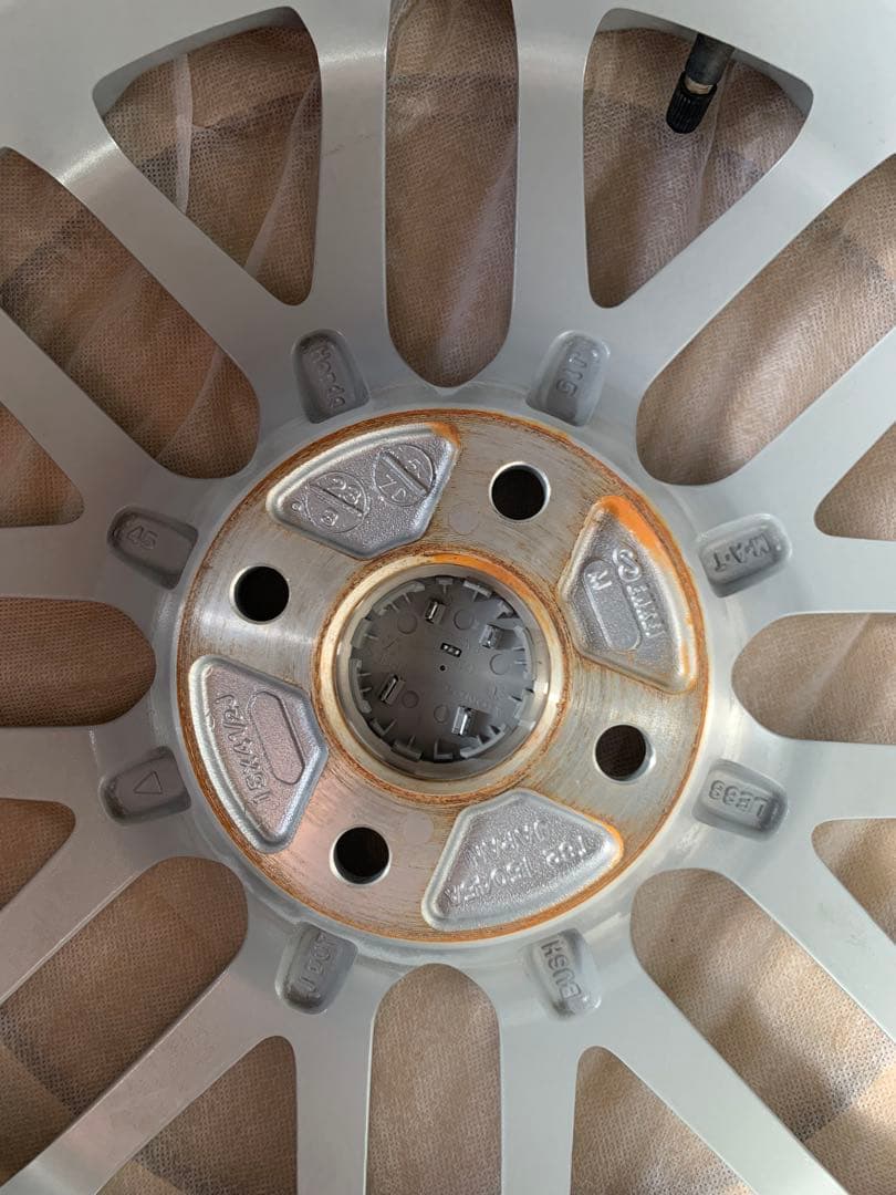 ホンダN BOXカスタムJF3純正ホイール15inch シルバー色