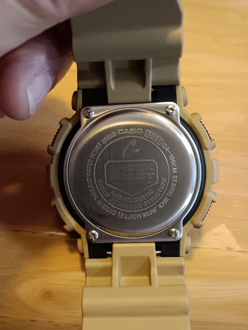 G-SHOCK 電池新品 GA-100CM 迷彩 Gショック　アーミー