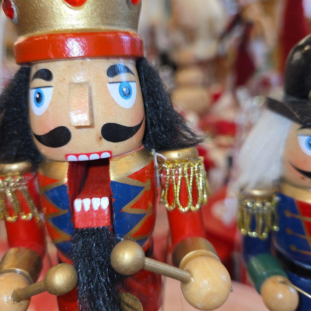 木製 くるみ割り人形 オルゴール