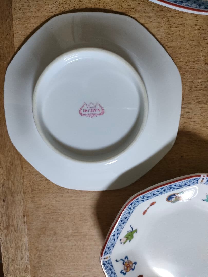 NARUMIナルミ　唐子　中華ホームセット　大皿　炒飯　ラーメン　レンゲ　タレ皿