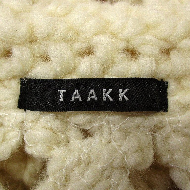 24aw TAAKK ターク EMBROIDERY SKIPPER ニット F