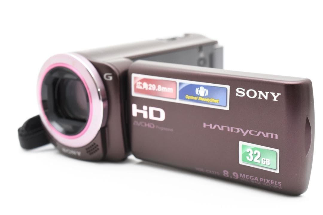 【良品】SONY HDR CX270V ボルドーブラウン