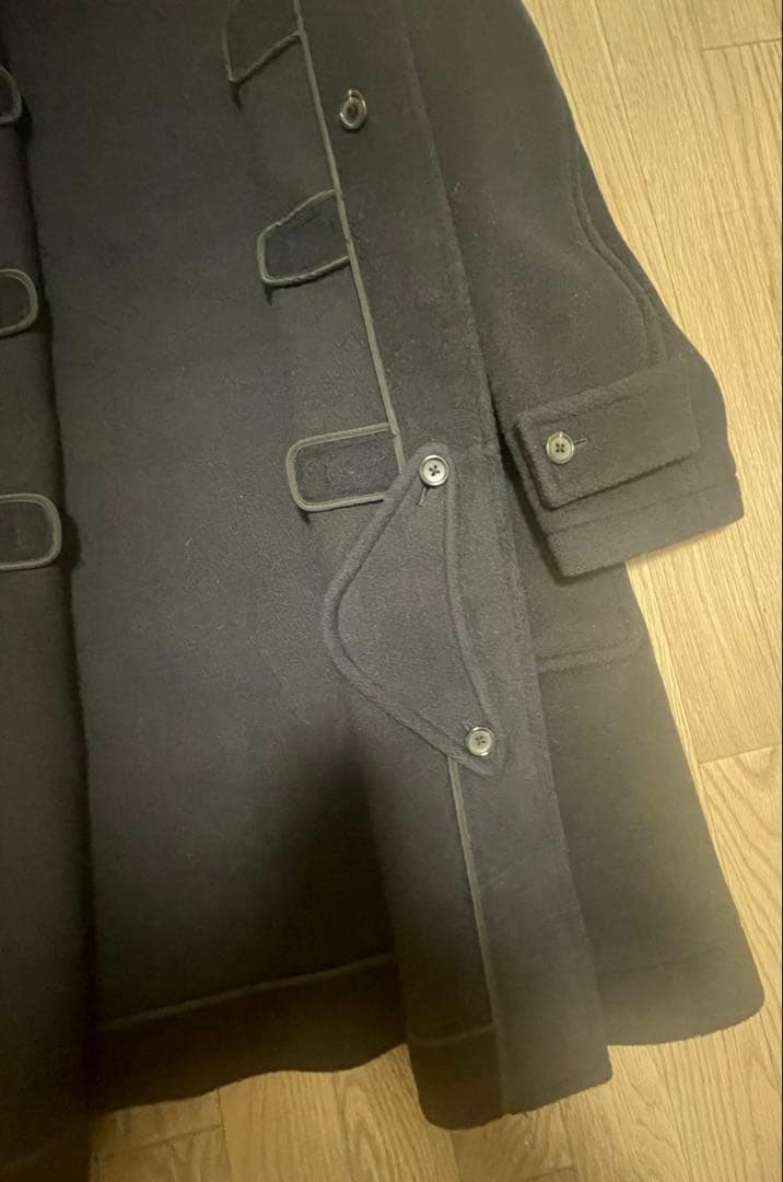 ＬサイズJ.PRESS ダッフルコート日本製 ネイビー フード付 ジェイプレス