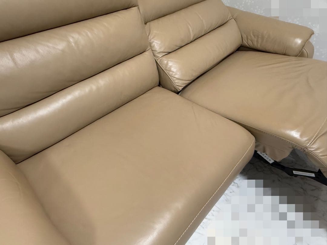 美品　ニトリ 両電動 リクライニングソファ