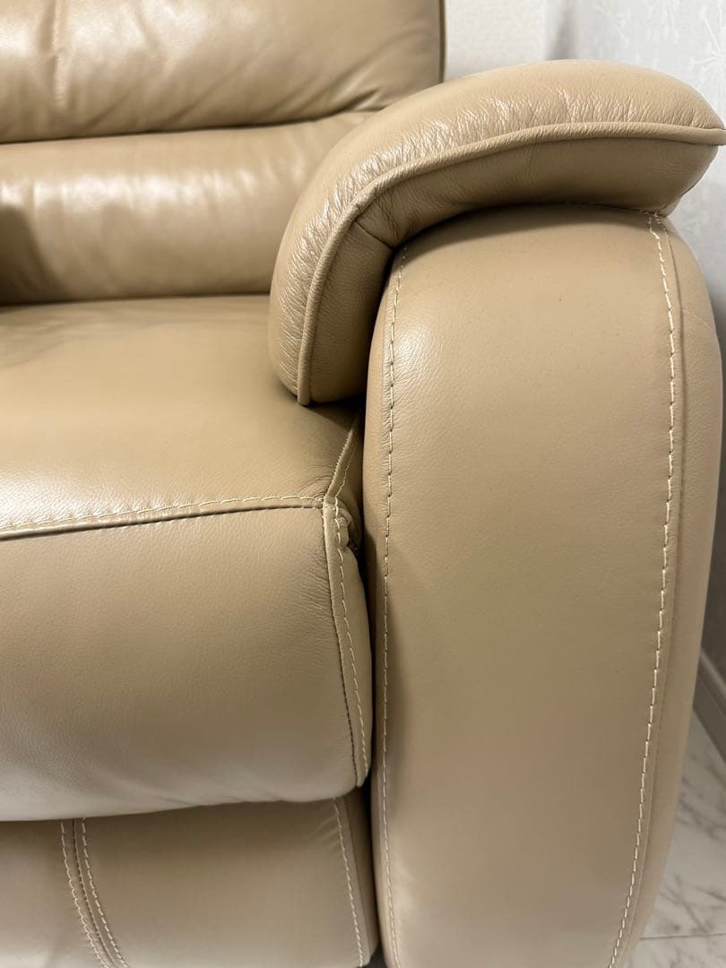 美品　ニトリ 両電動 リクライニングソファ