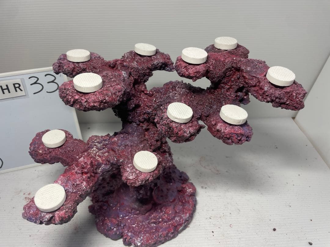 【送料無料】人工ライブロック　PHR33／11穴加工　アク抜き済み安心塗料使用