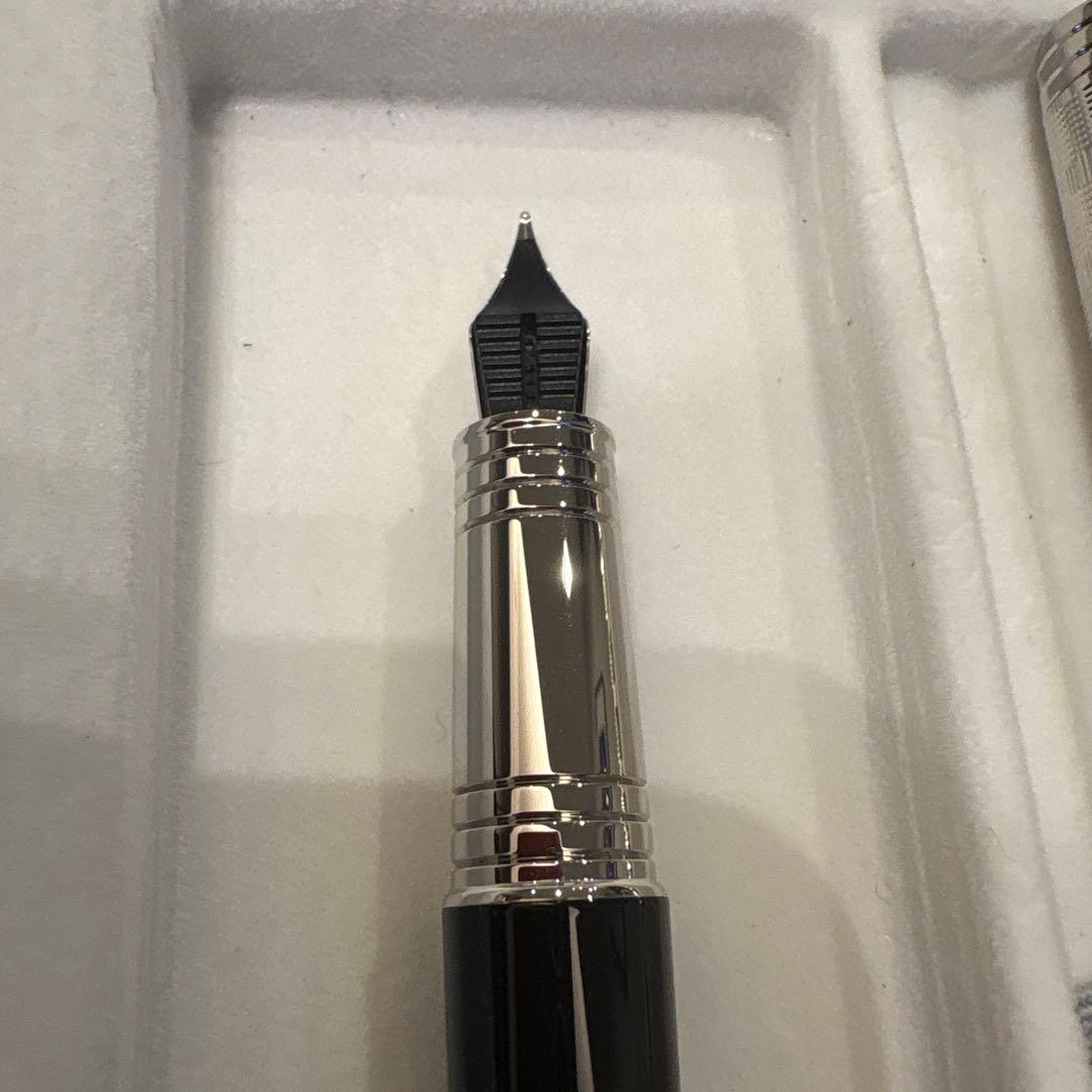 【犬】PARKER パーカー 万年筆＆ボールペン プルミエカスタム セット