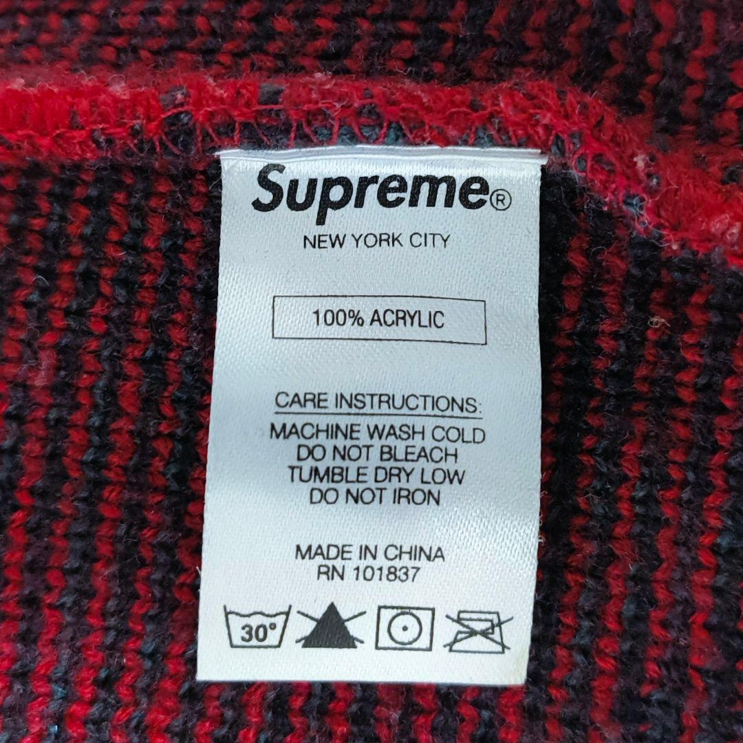 シュプリーム イーグル ニット ジップアップ フーディ パーカー XL