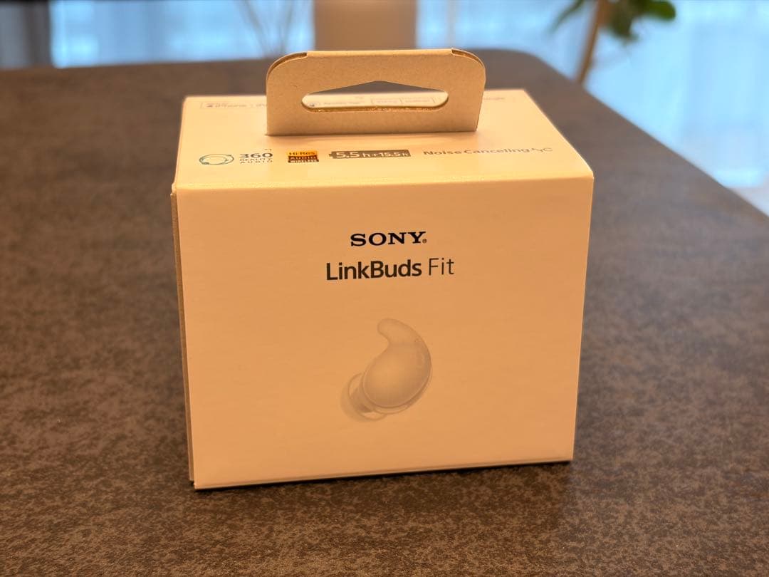 SONY LinkBuds Fit ホワイト　ワイヤレスイヤホン