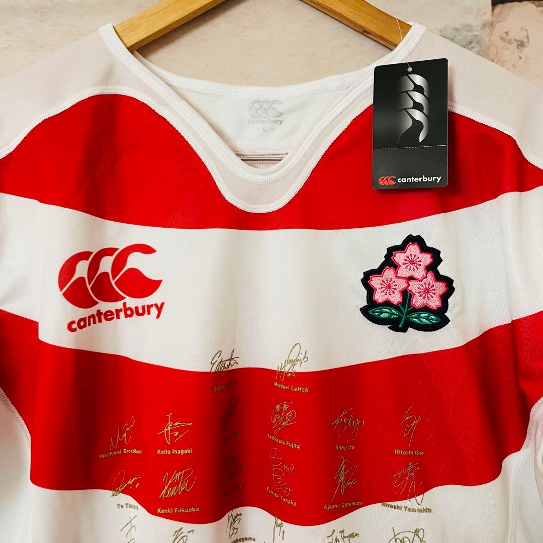 カンタベリー ラグビー 日本代表 2015年 W杯 刺繍 記念ユニフォーム