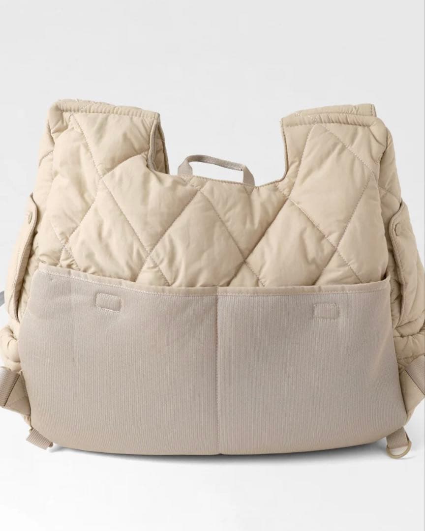 モンシェリ キルティングメッシュ付きフロントリュック M