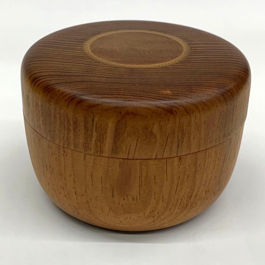 【平棗　那谷寺古木　松竹梅】福田慶造　共箱