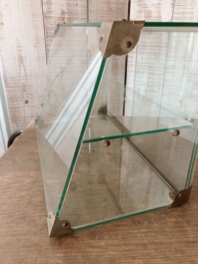 ヴィンテージ　飾り棚　コレクションケース