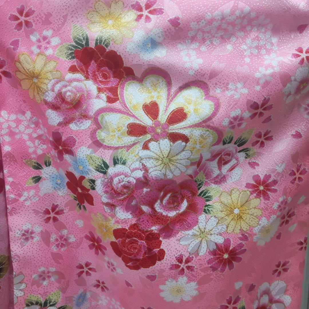七五三○七五三着物○被布セット○着物○被布○3歳女の子○キッズ着物○襦袢○新品