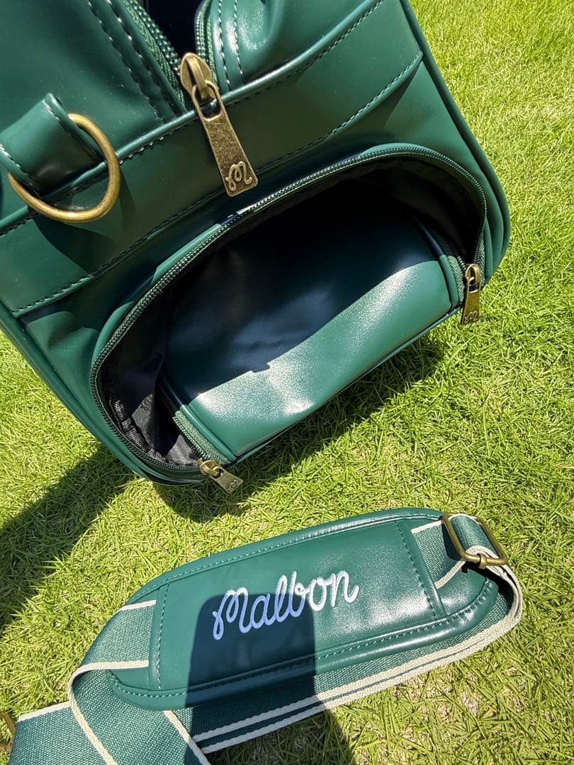 即日発送　ゴルフバッグキャディバッグ マルボンゴルフ ボストンバッグ 緑