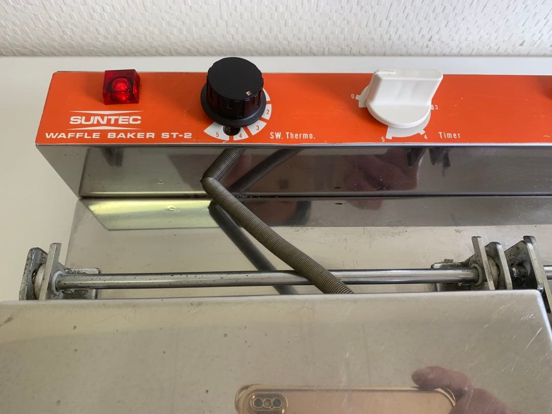 サンテック ワッフルベーカー プレート直径 175mm ST-2 業務用