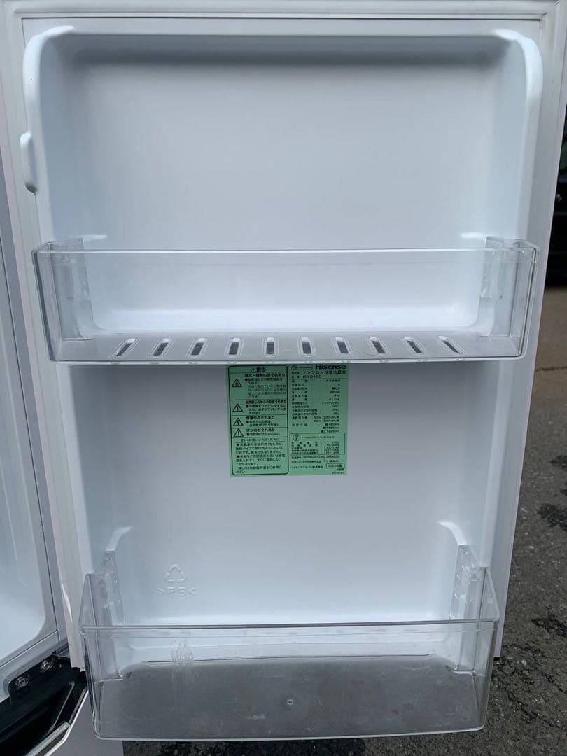 ♦Hisense 2ドア冷凍冷蔵庫【2020年製】HR-D15C