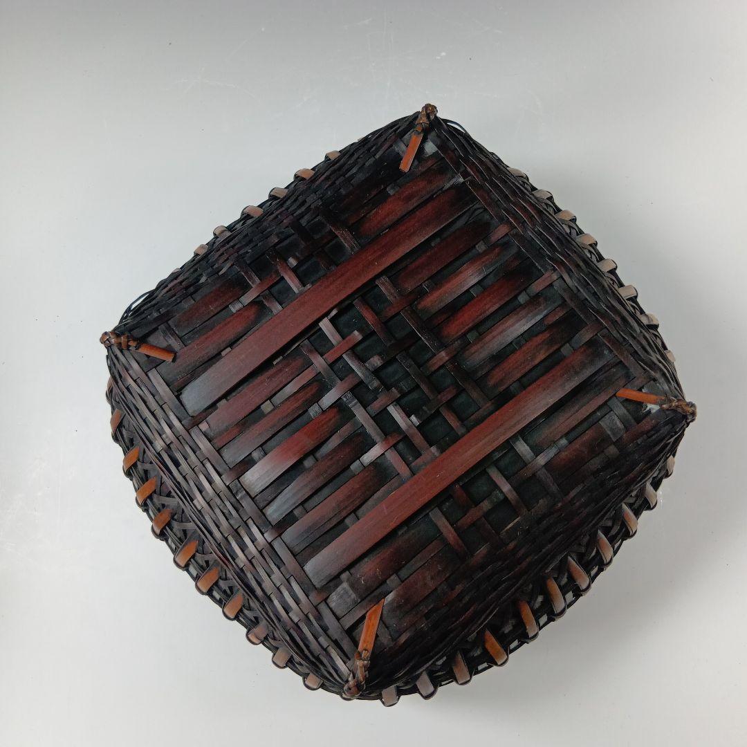 値下げ茶道具　竹製　炭籠　2個おまとめ