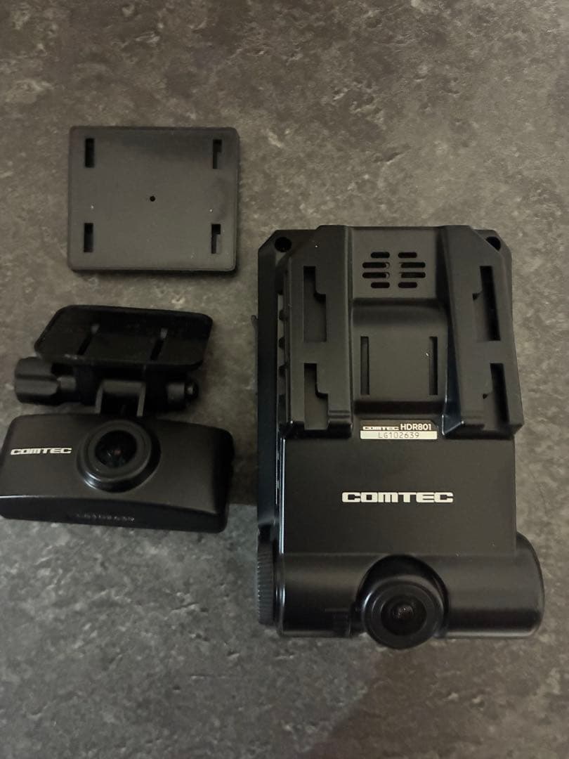 COMTEC HDR801 前後2カメラ ドライブレコーダー